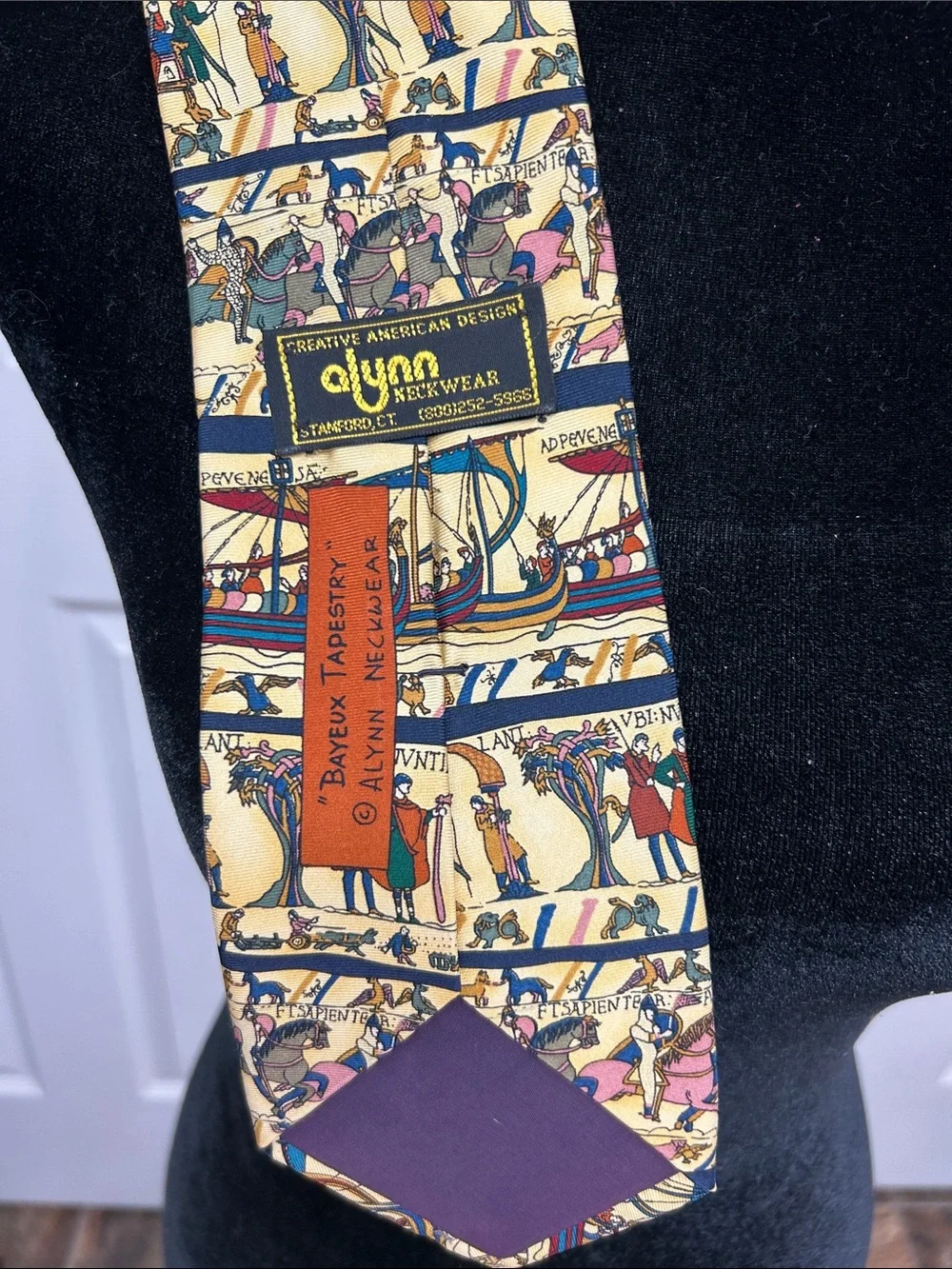 Six Vintage 100-%Silk Ties